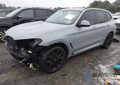 2023 BMW X3 xDrive30I из США, поврежденный, VIN 5UX53DP06P9R73334